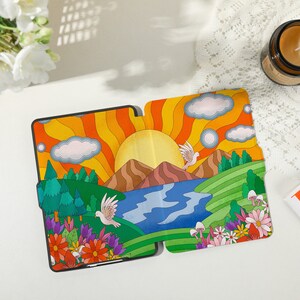 Spring Scene Personalized kindle case, Personalised Case Cover for Kindle Paperwhite1/2/3/4, Kindle 2019/2022, Kindle Paperwhite Cover