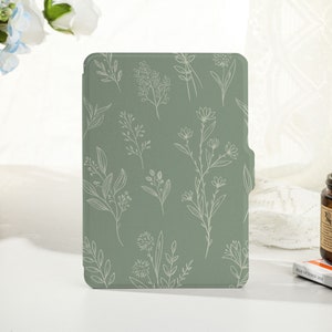 Green Plants Personalized kindle case, Personalised Case Cover for Kindle Paperwhite1/2/3/4, Kindle 2019/2022, Kindle Paperwhite Cover