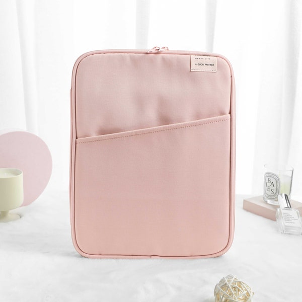 Pink Concise Style  Laptop Sleeve Liner Bag 11 13 inch Case for Macbook Air pro Case High Quality Laptop Case Bag Macbook Case, New Job Gift