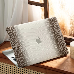 MacBook-skal med krokodilmönster till nya MacBook Pro 16 15 14 13 Macbook Air 15 14 13, A2337, A2338, 2025, 2024 Macbook A3434