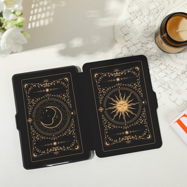 Sun and Moon Personalized kindle case, Personalised Case Cover for Kindle Paperwhite1/2/3/4, Kindle 2019/2022, Kindle Paperwhite Cover