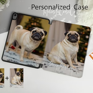 Custom iPad Case with Apple Pencil Holder, For iPad 9/8, iPad Mini 5/6, iPad Pro 12.9inch, iPad Air 4/5th, iPad 2019-2022