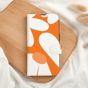 Jolies fleurs - Étui de téléphone portefeuille personnalisé avec emplacement pour carte, étui de téléphone portefeuille personnalisé à rabat pour iPhone 15 14 13 Pro Max X XS