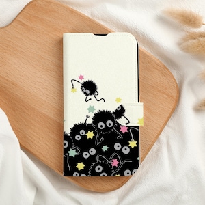 Cute Briquette Personalised Wallet Phone Case with Card Slot, Personalized Wallet Flip Phone Case for iPhone16 15 14 13 Pro Max X XS