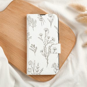 ボタニカルガーデン パーソナライズ ウォレット フォンケース カードスロット付き、iPhone 15 14 13 Pro Max X XS 用パーソナライズ ウォレット フリップ フォンケース