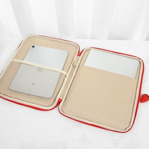 Housse de protection pour ordinateur portable rouge blanc échiquier 11 13 pouces étui pour MacBook pro étui pour ordinateur portable de haute qualité sacoche Macbook, cadeau nouvel emploi image 5