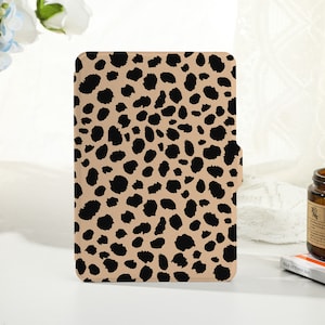 Leopard print Personalized kindle case, Personalised Case Cover for Kindle Paperwhite1/2/3/4, Kindle 2019/2022, Kindle Paperwhite Cover