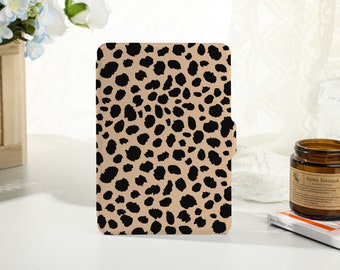 Leopard print Personalized kindle case, Personalised Case Cover for Kindle Paperwhite1/2/3/4, Kindle 2019/2022, Kindle Paperwhite Cover
