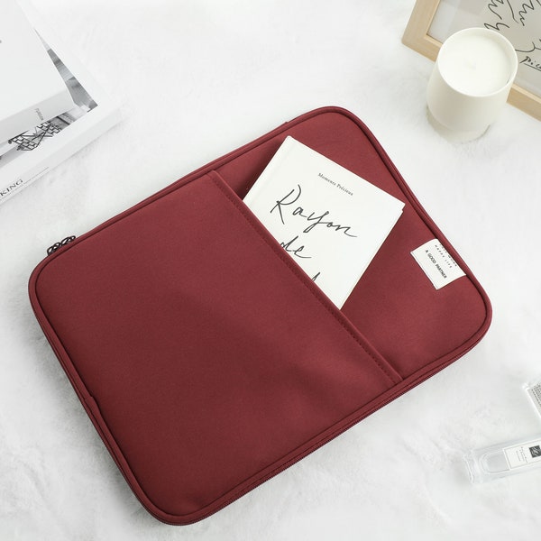 Burgundy Laptop Sleeve Liner Bag 11 13 inch Case for Macbook Air pro Case High Quality Laptop Case Bag Macbook Case, New Job Gift