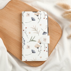 Mystery Plants Étui de téléphone portefeuille personnalisé avec emplacement pour carte, Étui de téléphone portefeuille personnalisé à rabat pour iPhone 15 14 13 Pro Max XXS