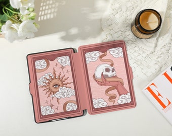 Pink Tarot Personalized kindle case, Personalised Case Cover for Kindle Paperwhite1/2/3/4, Kindle 2019/2022, Kindle Paperwhite Cover