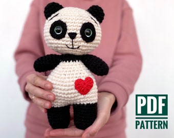 Panda Crochet Pattern – Amigurumi Plush Toy (PDF Pattern)