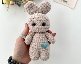 Crochet pattern bunny animal - Amigurumi easter pattern plush toy - Pdf English tutorial - baby gift