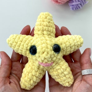 Crochet pattern starfish sea animal Amigurumi ocean pattern plush toy Pdf English tutorial baby gift Bild 3