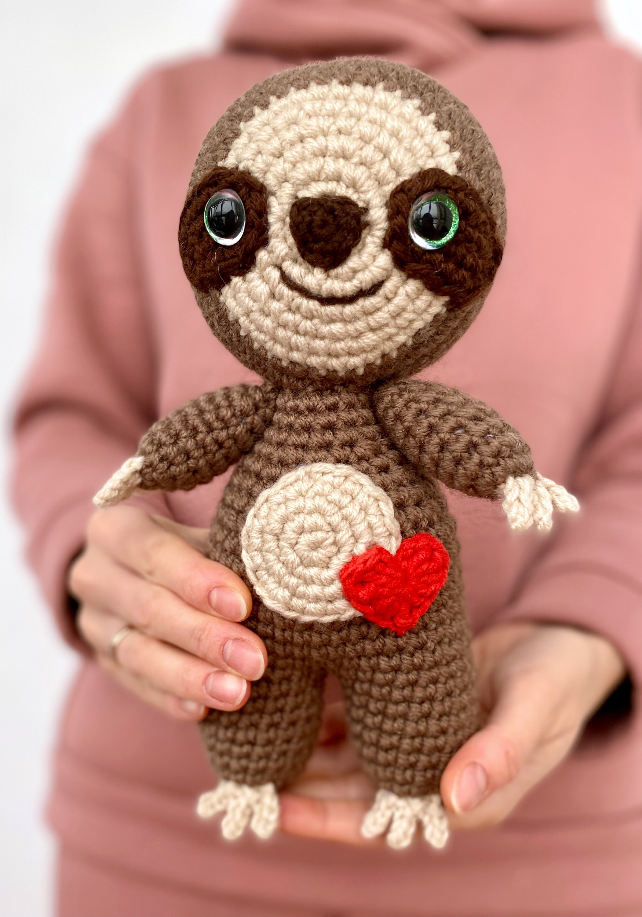 Sloth Crochet Pattern – Amigurumi Plush Toy (PDF Pattern) - Etsy Australia