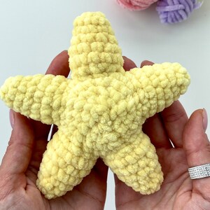 Crochet pattern starfish sea animal Amigurumi ocean pattern plush toy Pdf English tutorial baby gift imagen 4