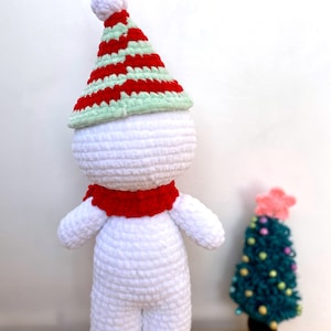 Crochet pattern GINGERBREAD and SNOWMAN Christmas bundle Amigurumi pattern plush toy Pdf English tutorial New year gift Bild 8