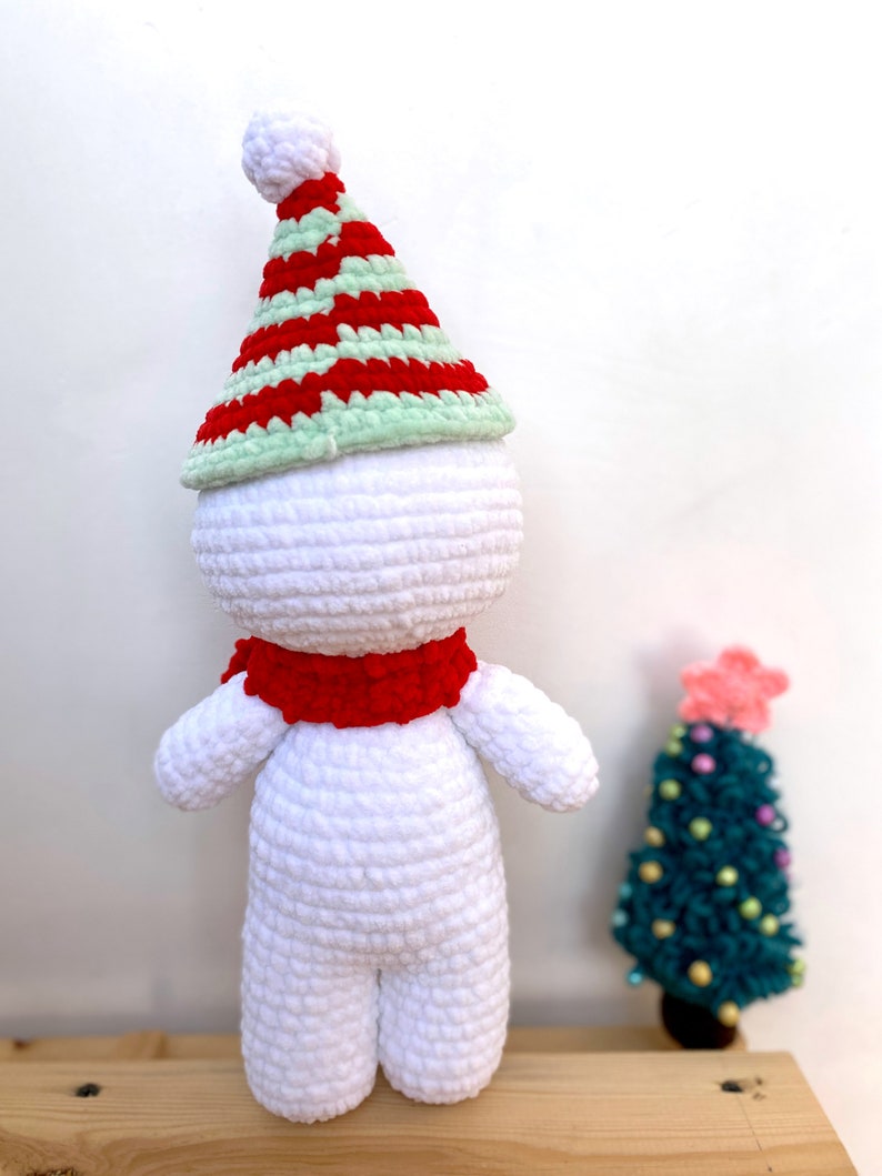 Crochet pattern GINGERBREAD and SNOWMAN Christmas bundle Amigurumi pattern plush toy Pdf English tutorial New year gift Bild 8