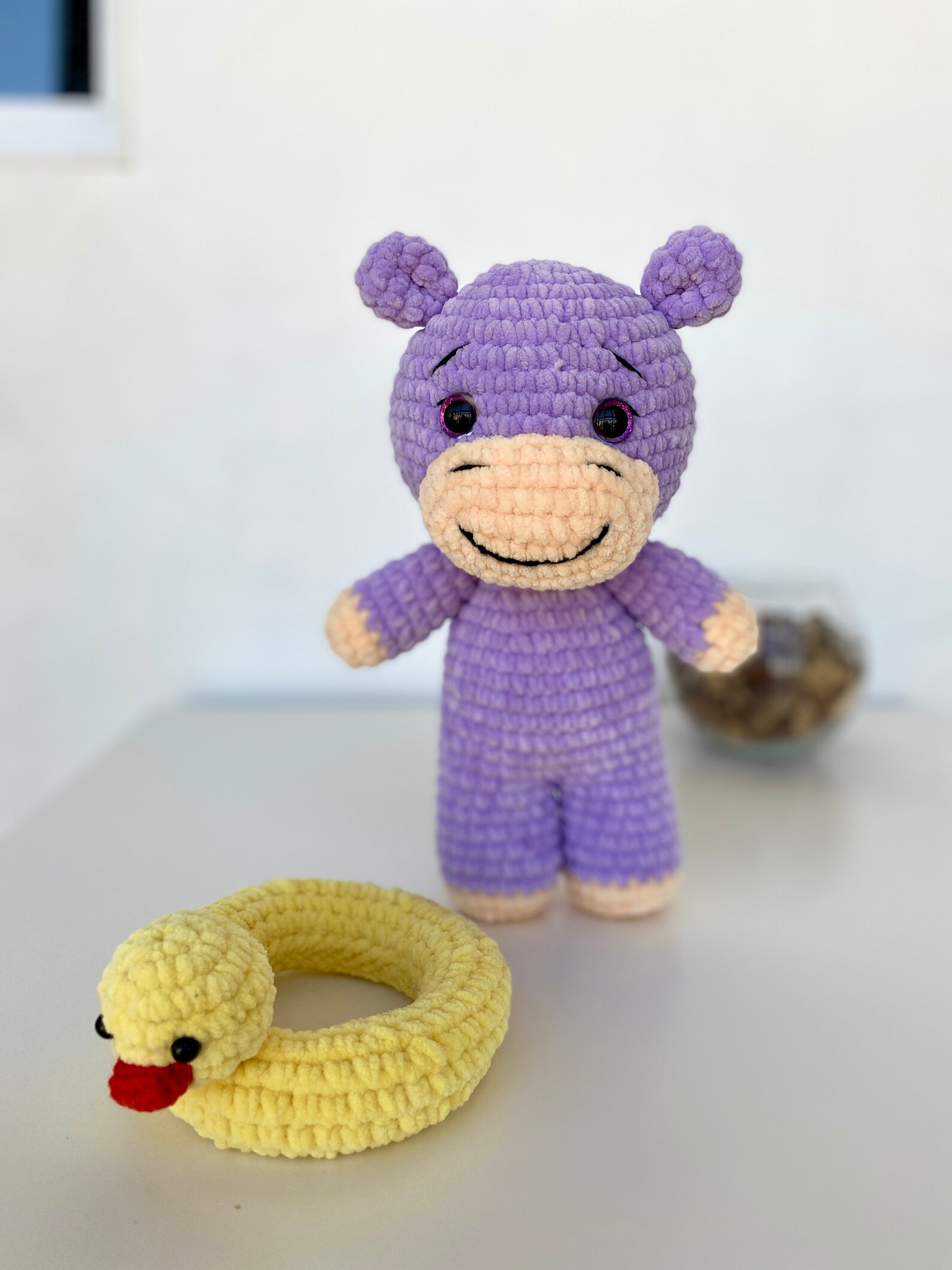 HIPPO CROCHET PATTERN Amigurumi Toy Plush Pattern | Etsy