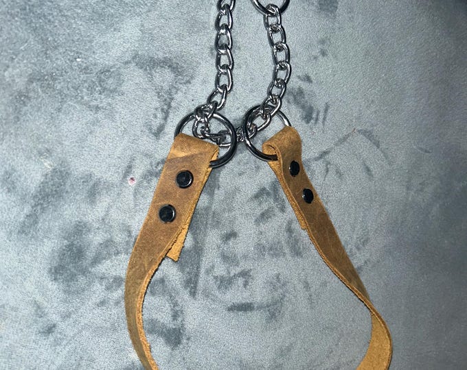 Leather Martingale Collar