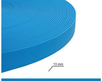 Sky Blue 1/2" Biothane/Waterproof Webbing Dog Leads and Collars