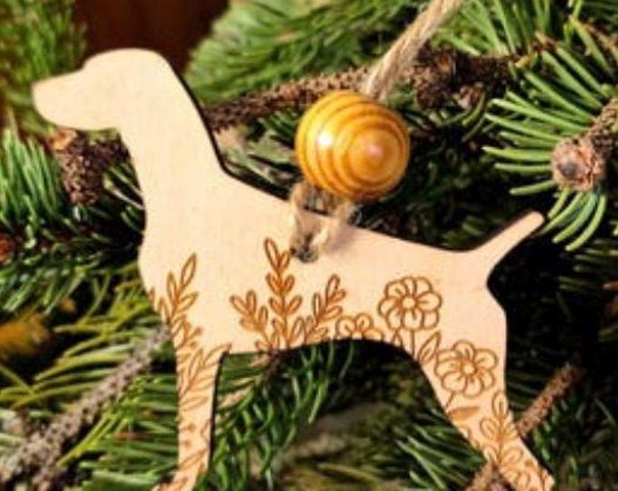 German Shorthair Pointer Wooden Ornament