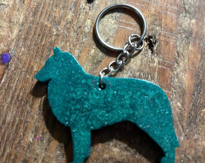 Belgian Sheepdog Keychain