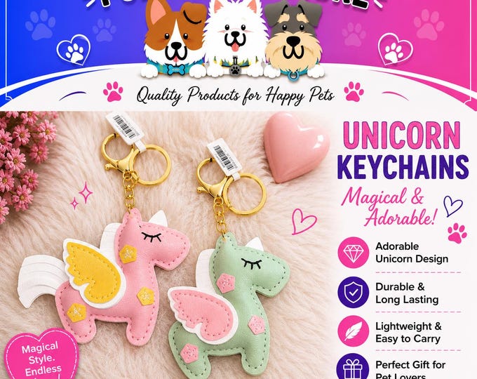 Unicorn Keychain