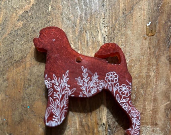 Portuguese Water Dog Keychain