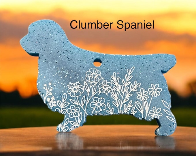 Clumber Spaniel Keychain