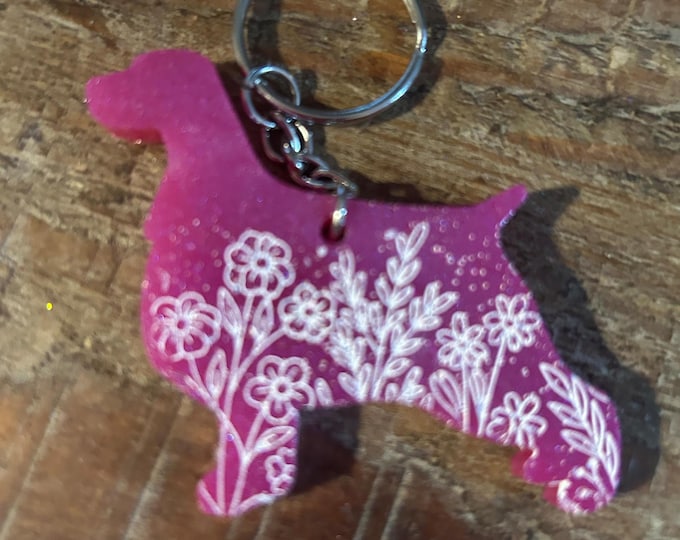 English Springer Spaniel Keychain