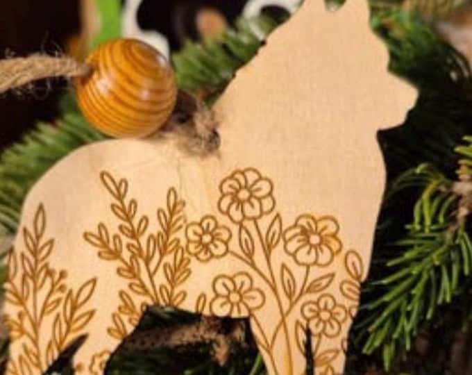 Schipperke Wooden Ornament