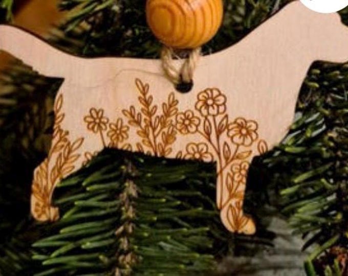 Labrador Retriever Wooden Ornament