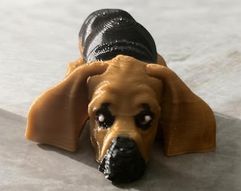 Bloodhound Articulated 3D Keychain