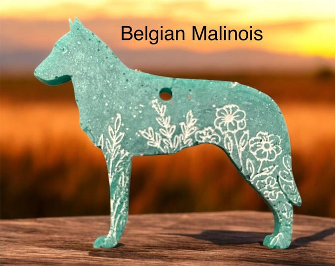 Belgian Malinois Keychain
