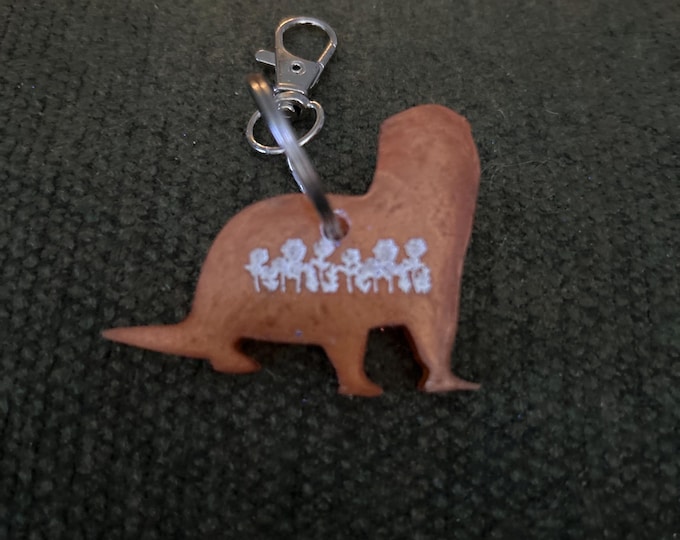 Otter Epoxy Resin Keychain