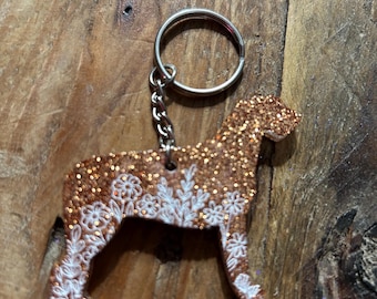 Irish Wolfhound Keychain