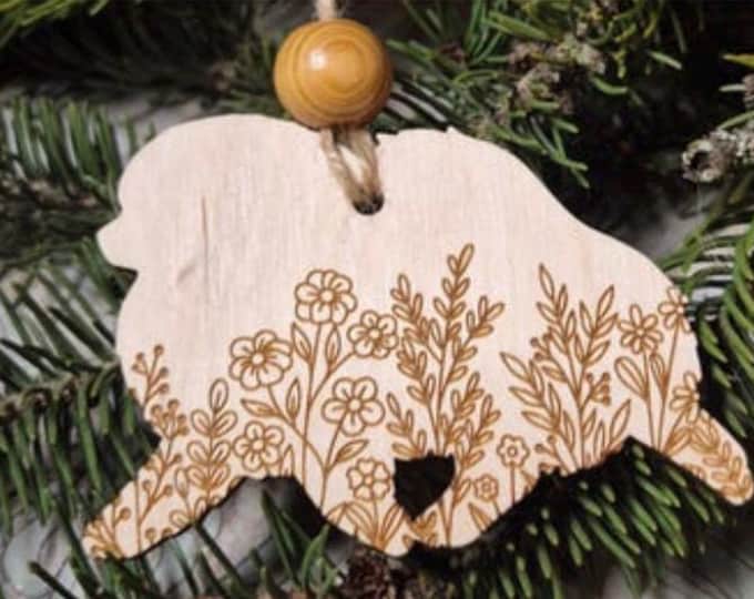 Pomeranian Wooden Ornament