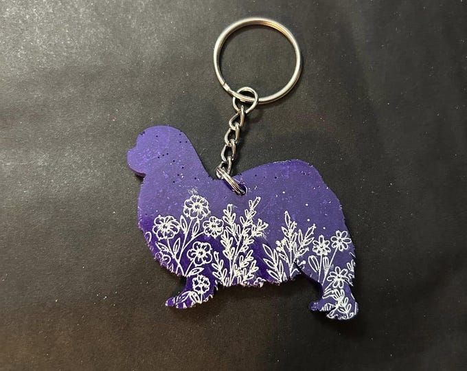 Tibetan Spaniel Keychain