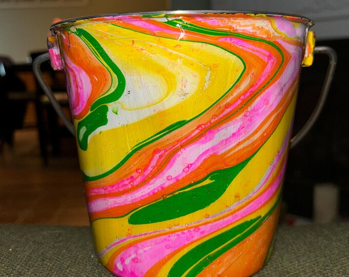 2qt Stainless Steel Flat Sided Water Bucket Ready to Ship