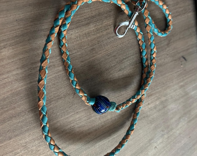 Deerhide Braided Dog Show Lead