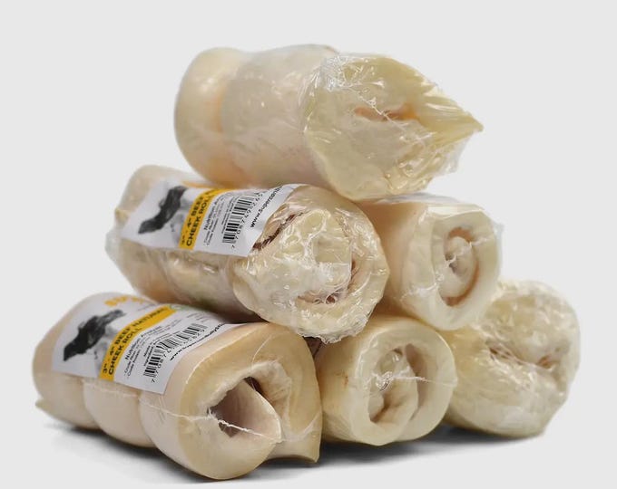 3” to 4” Beef Cheek Roll (Natural)