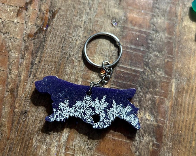 Sussex Spaniel Keychain