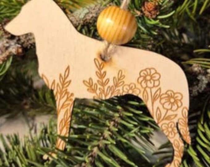 Belgian Malinois Wooden Ornament