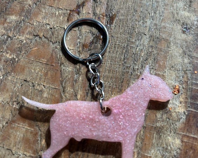 Bull Terrier Keychain