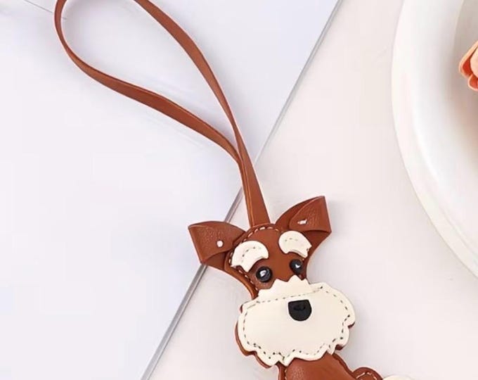 Schnauzer Keychain - 2 Styles