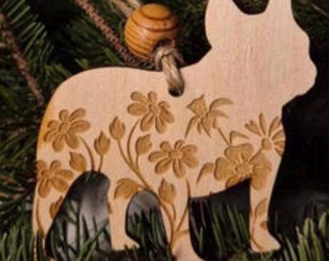 French Bulldog Wooden Ornament