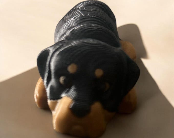 Rottweiler Articulated 3D Keychain