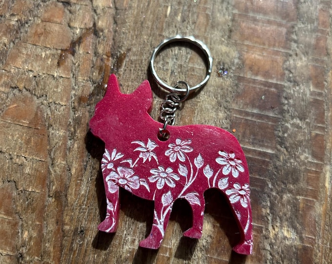 French Bulldog Keychain