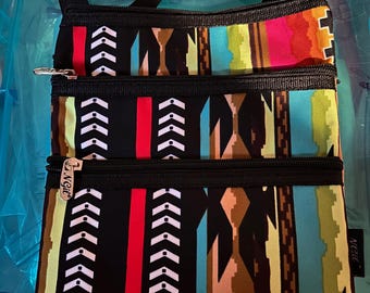 Serape Stripe Crossbody Bag